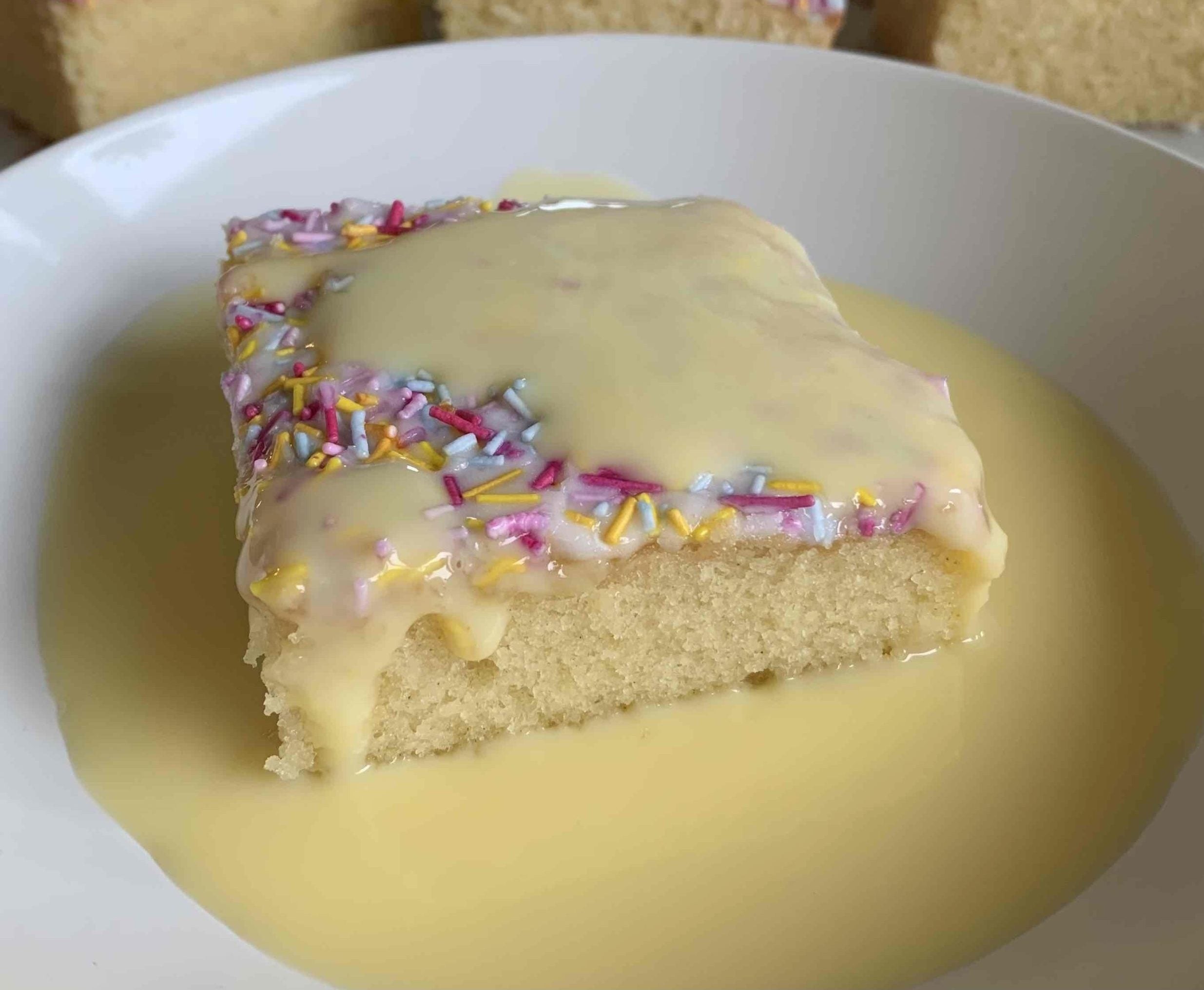 School Cake and Custard